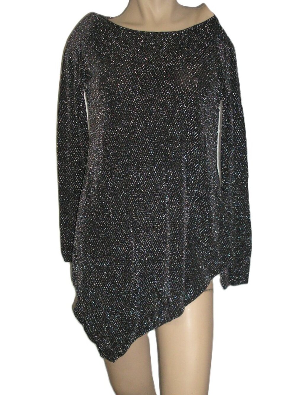 Karen Kane Shimmer Long Sleeve Top, Size XL NEW NWT